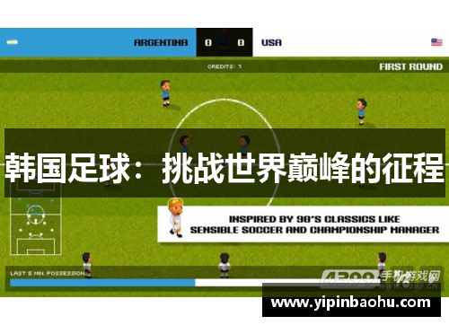 韩国足球：挑战世界巅峰的征程